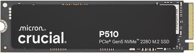 Crucial P510 1TB Gen5 NVMe SSD (PCIe 5.0, M.2 2280)
